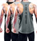 3er Pack Tank Top Herren, Sommer Ärmelloses Muskelshirts Gym Sport Unterhemd Funktionsshirt Workout Tanktop, Fitness Achselshirts Bodybuilding Tee Shirt für Männer Black/Gray/Dark Grey-3P06-M