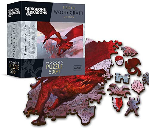 Holz Puzzle 500+1 Hasbro Dungeons & Dragons