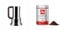 Alessi 6-Cup Espresso Coffee Maker in 18/10 Stainless Steel Mirror Polished with Magnetic Heat & illy Coffee, Classico Ground Coffee for Moka Pots, Medium Roast, 100% Arabica Coffee Beans, 250g