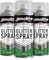 JENOLITE Vernice spray glitterata | VERDE | 3 x 400ml | Vernice spray glitterata multisuperficie | Ideale per progetti artistici: perfetto per cornici, specchi, ornamenti e artigianato