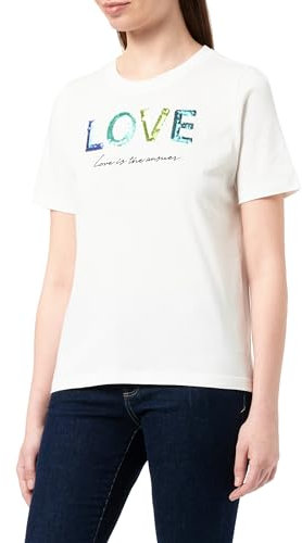 T-Shirt mit Pailletten