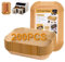 Air Fryer Liners for Ninja Dual,BBYHHE 200pcs Disposable Air Fryer Parchment Paper Liners for Ninja Dual AF400UK AF300UK,Compatible with Ninja,Tower,Salter and Other Dual Zone Air Fryer