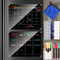 Ninyoon Calendar Meal Planner for Fridge, Magnetic Acrylic Fridge Menu Dry Erase Board with 6 Markers 1 Holder 12 Hanging Hardware 12 Gaskets 1 Towel - 2 Set (Black - 13x9.8 - Weekly & Monthly)