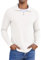COOFANDY Pullover in Pile con Mezza Zip Uomo, Felpa a Maniche Lunghe da Esterno, Autunno e Inverno, Calda, Leggera Bianco XL