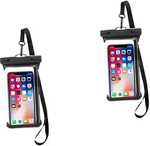Angoily 2 Stück Touchscreen Handytasche Zum Aufhängen Transparente wasserdichte Handytasche wasserdichte Handytasche wasserdichte Handytasche