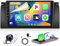 Hikity 2GB+64GB Android 15 Autoradio für BMW 5 E39 E53 M5 X5 1996-2007 Radio Wireless CarPlay Android Auto Bluetooth Freisprecheinrichtung 9 Bildschrim Auto Radio mit Navi Rückfahrkamera