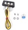SIGANDG LED Motorcycle License Plate Light, 12 V, 3 SMD-LED-Chip, Mini-Winzig-Lampe, wasserdicht, für alle Modelle von Motorrädern und Quads (Blau)