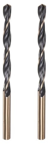Misuyue 2pcs 9mm/0.354 HSS Carbide Jobber Drill Bit Set, Twist Drill Bit for Metal, Stainless Steel, Aluminum Alloy, Wood