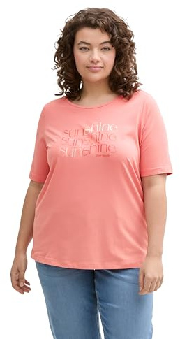 TOM TAILOR Damen Plus Size - T-Shirt mit Print