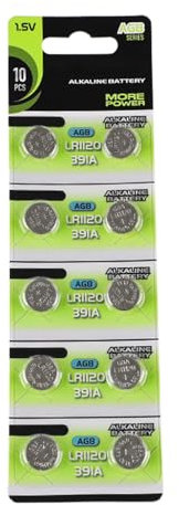 AG9 Alkaline Knopfbatterien, 1,55 V, 10/20 Stück, für Uhren, Fernbedienungen und elektronische Waage