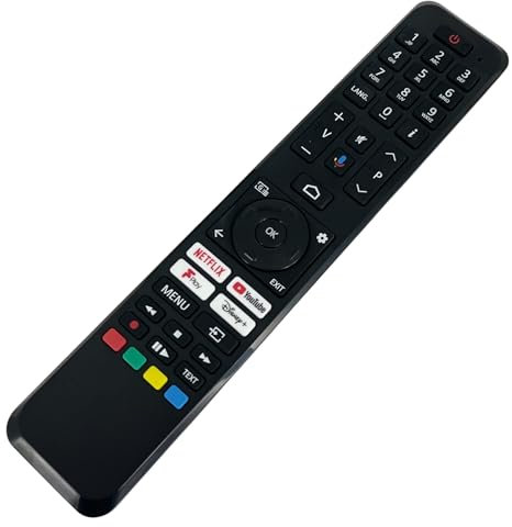 Genuine Replacement Voice TV Remote Control For Panasonic RC45163 Compatible with TX-65MX650B TX-55MX650B 4K Android LED