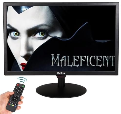 22 Zoll Überwachungs Bildschirm CCTV Sicherheitskamera Display Monitor | Multifunktionale BNC, HDMI, AV, VGA, USB, PC Schnittstelle Überwachungsanzeig LCD Computer Monitors 1920x1080 Full HD