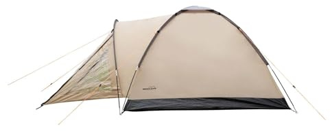 Well Home Iglu-Zelt für 2-3 Personen, 180 x 210 x 120 cm, einlagig und wasserdicht, Braun