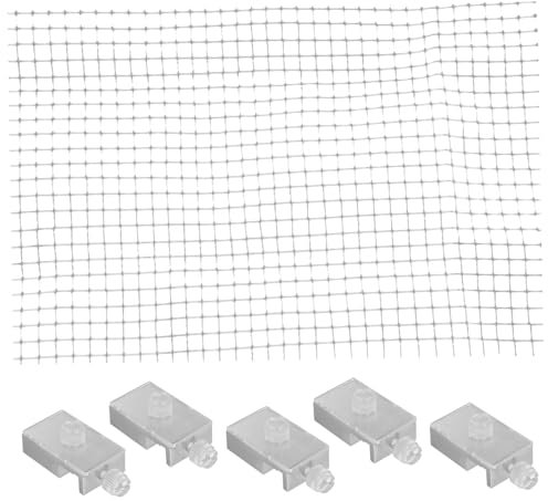 ERINGOGO 1 Satz Aquariengitter Anti-Sprung-mesh Netz Anti-Flucht-mesh Mesh-Aquarium-Deckel Aquarium Bildschirm Aquarienhauben Aquariumoberteil Maschendeckel Für Aquarium Plastik Transparent