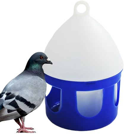 Wassertränke Für Tauben - 2 Liter Vogel Tränkestation | Abnehmbar Für Geflügelhaltung Wintertauglich Freilandhaltung Wachtelhaltung Kükenaufzucht Hühnerstall