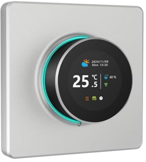 GNURBDILFO Tuya WiFi Thermostat Smart Knob Thermostat Water Boiler Electric Heating Temperature Controller for Water Heating 3A