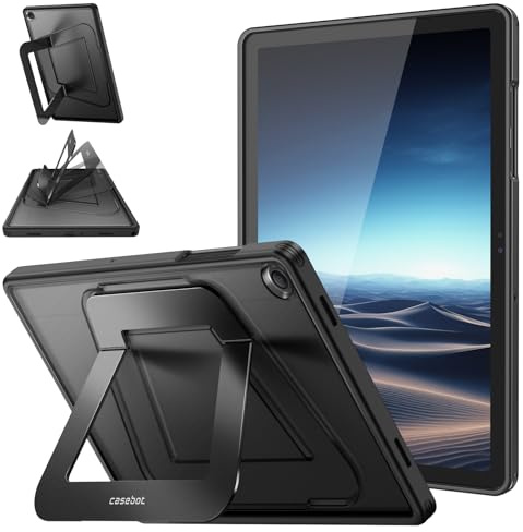 FINTIE Shockproof Case for Samsung Galaxy Tab A11+ Plus/ A9+ Plus 11 Inch | Model SM-X230/236B/X210/X216/X218, Slim Frosted Hard Cover with Multi-Angle Kickstand, Black