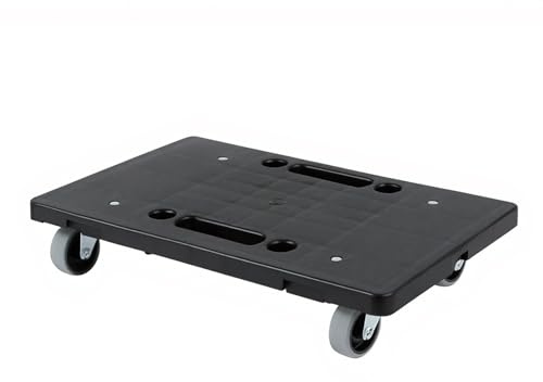 EVERGOODS 1 PCS Moving Furniture Dolly Connectable 440LBS Capacity Piano | Moving Dolly Heavy Duty 4 Wheel Moving Cart for Moving Heavy Furniture Black (1 PCS)