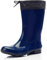 Ladeheid Stivali Donna in Gomma PVC LA-968 (Blu Scuro/Nero, 36 EU)