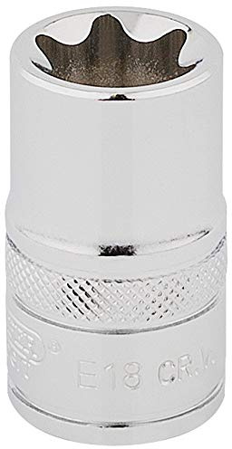 Draper 34340 TX-Star 1/2 Inch Square Drive E18 Socket