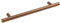 Abrafix Antique Copper Effect T Bar Rod Handle Kitchen Door Handles 128mm Hole Centres