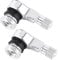 90 Degree Angled Tire Valve Valve Stems Cover Adapter for Car Motorcycle Bike Scooter (Silver)