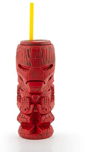 Iron Man Geeki Tikis Marvel Tumbler | Tiki Style Plastic Cup | Holds 22 Ounces