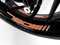 BIKE-label Felgenbett-Aufkleber Orange für KTM 790 Duke/Adventure - Vinyl, UV- und witterungsbeständig, waschstraßengeeignet