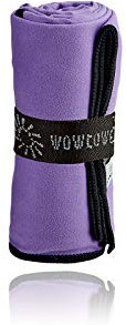 Wowtowelz Mikrofaser Handtuch mit Gummiband - Größe S - Lila