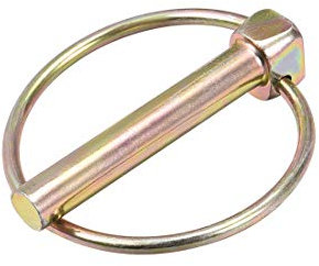 sourcing map Verbindungsstift mit Ring, 8 mm x 50 mm, Anhängerstift-Sortiment, Kit für Boot, Kajak, Kanu, Anhänger, Traktor, Trolley