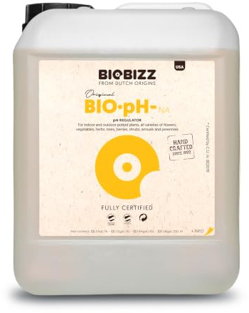 BioBizz Bio pH Minus 5L - organischer pH Senker (Zitronensäure)