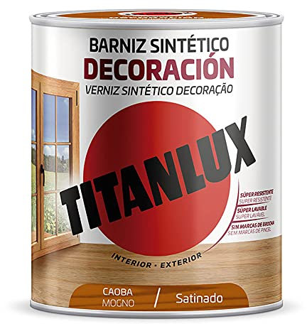 BARNIZ SINTETICO SATINADO CAOBA 250 ML