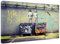 MJEDC Banksy Bilder Leinwand Life is Short Graffiti Street Art Leinwandbild Fertig Auf Keilrahmen Kunstdrucke Wohnzimmer Wanddekoration Deko XXL (80x140cm(31.5x55.1inch))