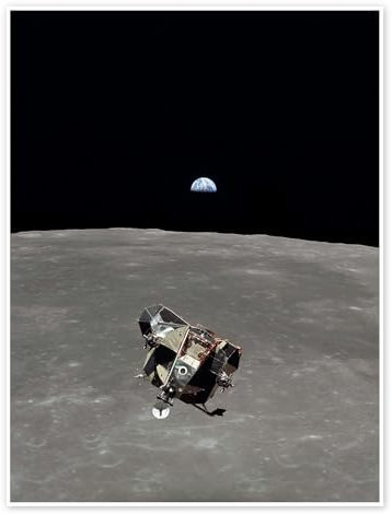 Posterlounge Apollo 11, Mondoberfläche Poster