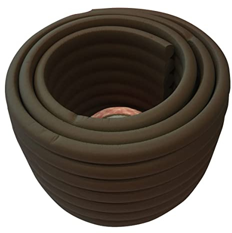 ARREGUI A-1044421-P2 Breite Möbelkantenschutz | Schaumstoff für Kanten und Ecken | Mehrzweck-Schutzprofil | Anti-Kollisionsrolle für Kinder | Polsterung, 2 Rollen x 1 m, Braun