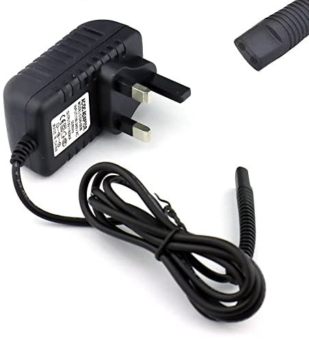 ENJOY-UNIQUE 6V 600 mA AC Adapter Charger Power Supply Cord Compatible with Braun Beard Trimmer Shaver 130/140/150/5417/5418/530/550/HC3050/BT5090/530/550 Replaces 5417, 5418, 5685, 5751, 5757, 5759