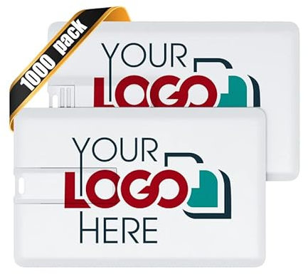 Possibox Memoria personalizada de la memoria USB de la tarjeta de crédito de encargo con el logotipo impreso 4GB paquete 1000