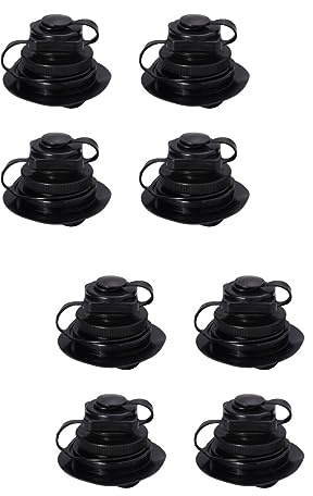 BESPORTBLE 8pcs Boat Air Valve Hose Adapter Inflatable Pool Pump for Kayak Canoe Dinghy Airbed