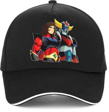 Baseballkappe UFO Robo Grandizer Ärmel Baseballkappe Actarus Goldrake Manga Baseballkappe Verstellbare Hip Hop Mütze Sommer Snapback Hüte