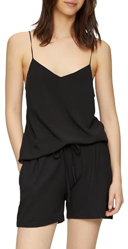 QS Damen 2147314 Satin Trägertop, Black 9999, 44