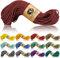 Ganzoo Paracord 350 Seil, Nylon Polyester, 2,5mm, Typ 1, 30m, Outdoor Schnur, Allzweckseil, Takelung für Armband, Hundehalsband, Hundeleine Knüpfen, Camping Survival, weinrot