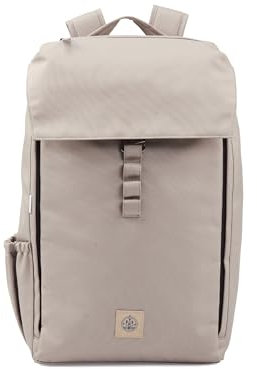 The BlueWave Collective - Re.27 Cycle | Daypack - Laptop-Rucksack bis zu 16 Zoll - Recyceltes Plastik - Rucksack 25 L - Wasserdicht und langlebig - Grau