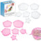 Coperchi in silicone estensibile 12 pezzi adattabile a diverse dimensioni Riutilizzabile Senza BPA Ecologico Resistente alle alte e basse temperature Lavabili in lavastoviglie
