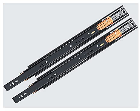 Soft-Close-Schubladenführungen, Hochleistungs-Schubladenführungen Schubladenführungen 12 Zoll, Push-to-Open-Schubladenschiene, Soft-Close-Schubladenführungen, Vollauszug-Kugellager-Schubladenführungen