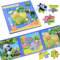 Kinderpuzzle Magnet, 37-teiliges Puzzle, Magnetisches Tier-Puzzle für Kinder ab 3 Jahren, Reisespiel für den Roadtrip oder das Flugzeug