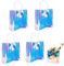 4 Stück Geschenktüten Transparent, 20x20x8cm Schillernde Geschenktüten Mit Griffen, Holografische Geschenktüten Durchsichtig, Wiederverwendbare Pvc Tragetaschen, Pvc Durchsichtige Tasche
