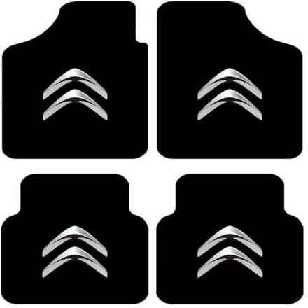 TVVXIO 4 Stück Auto Fußmatten, für Citroen C4 Coupe I 2004 2005 2006 2007 2008-2010 Anti-rutsch Wasserdicht Vorne Hinten Automatten Bodenmatten Innenraum Auto Zubehör