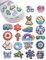 MOPZIJA 20PCS Schuhanstecker, Crocs Anstecker, crocs charms,Schuhe Charms für Kinder, Anstecker Schuhschmuck Für Schuhe DIY, Niedliche Schuhe Dekoration Mädchen, Jungen und Erwachsene,crocs sticker