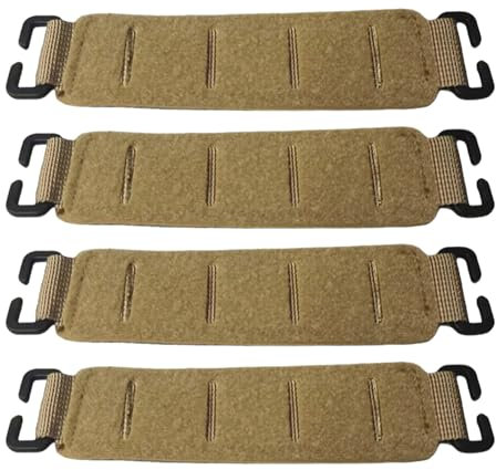 MEAKTSMI Parches morales, panel de pantalla, hebillas en forma de C, correa de clip, correa de nailon, hebillas, correa de clip, accesorios para equipo de caza al aire libre