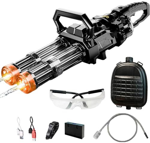 Elektrische Wasserpistole,Gatling Wasserpistole,Wasserpistole Elektrisch,Elektrische Wasserpistole für Erwachsene,Die Wasserpistole mit Rucksack,Wasserpistole Elektrisch für Pool Party Strand